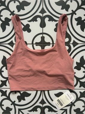 Dusty Rose Crop Tank Top